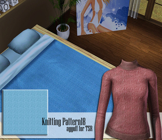 Sims 3 — Knitting Pattern 18 by ayyuff — 
