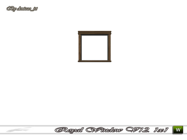 Sims 3 — Royal Window V12. 1x1 by denizzo_ist — 