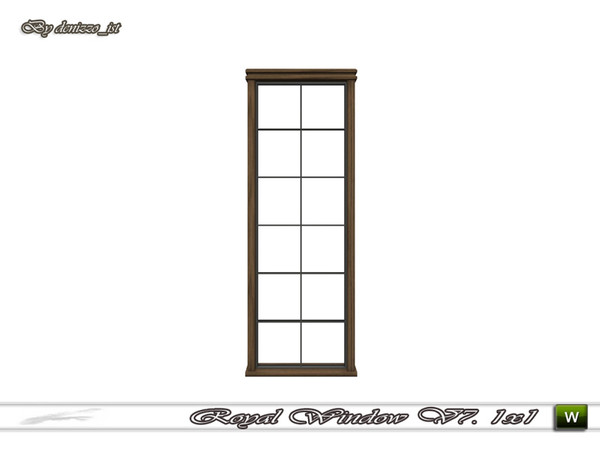 Sims 3 — Royal Window V7. 1x1 by denizzo_ist — 
