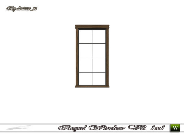 Sims 3 — Royal Window V8. 1x1 by denizzo_ist — 