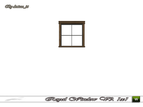 Sims 3 — Royal Window V9. 1x1 by denizzo_ist — 