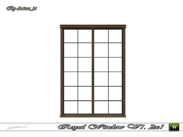 Sims 3 — Royal Window V1. 2x1 by denizzo_ist — 