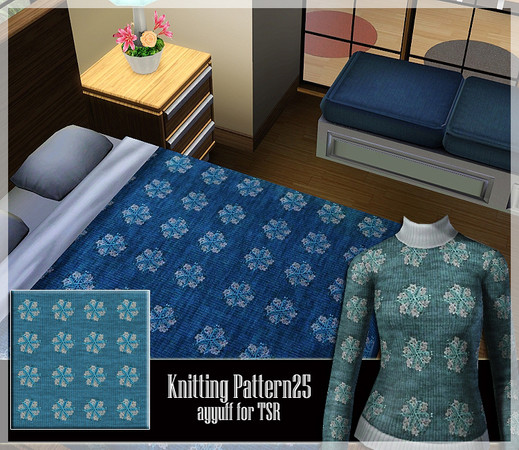 Sims 3 — Knitting Pattern 25 by ayyuff — 