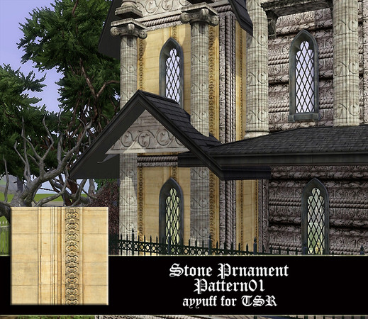Sims 3 — Stone Ornament01 by ayyuff — 