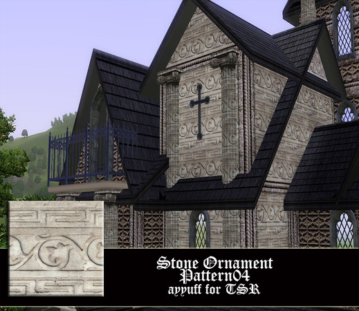 Sims 3 — Stone Ornament04 by ayyuff — 
