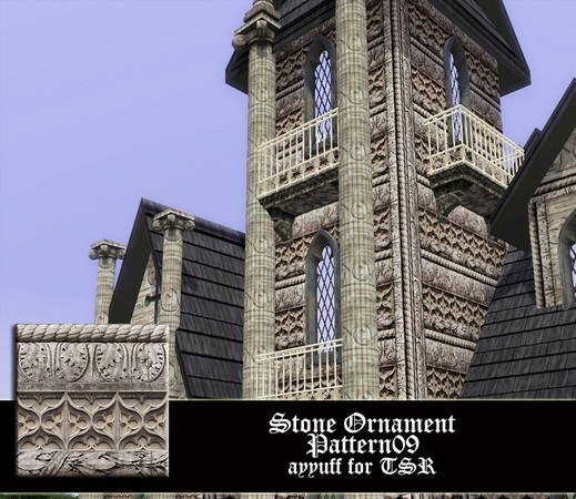 Sims 3 — Stone Ornament09 by ayyuff — 