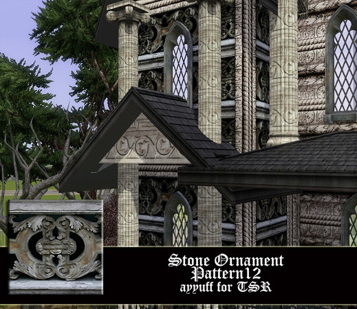 Sims 3 — Stone Ornament12 by ayyuff — 