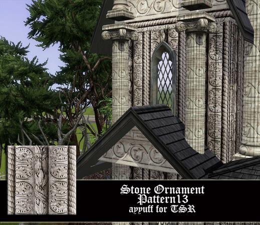 Sims 3 — Stone Ornament13 by ayyuff — 