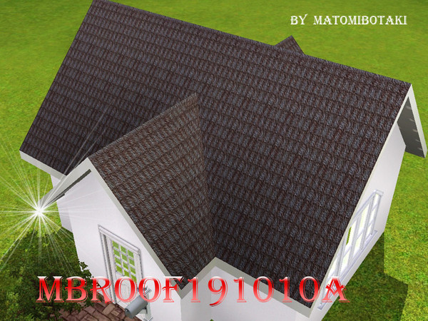 Sims 3 — MBRoof191010A by matomibotaki — MBRoof191010A for sims3 by matomibotaki