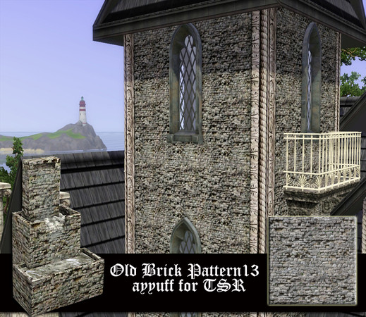 Sims 3 — Old Brick13 by ayyuff — 