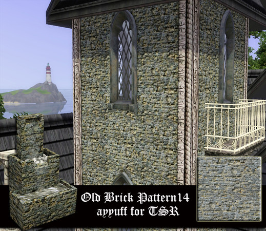Sims 3 — Old Brick14 by ayyuff — 