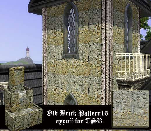 Sims 3 — Old Brick16 by ayyuff — 