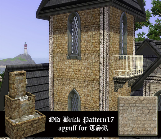 Sims 3 — Old Brick17 by ayyuff — 