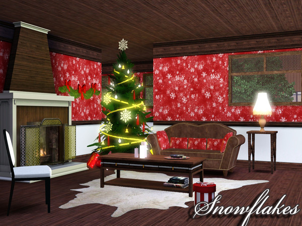 Sims 3 — Snowflakes by TSR Archive — By Pralinesims /under Theme