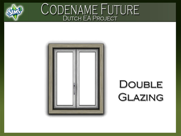 Sims 3 — Double Glazing by Mutske — With this double glazing of Raamers remains all the heat indoors. It is also very