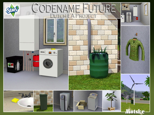 Sims 3 — ** FREE** Codename Future, Dutch EA Project by Mutske — Today I bring you the second part I made of the objects