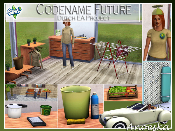 Sims 3 — Codename Future, Dutch EA project by AnoeskaB — The creations in this set are made by me for the Dutch EA