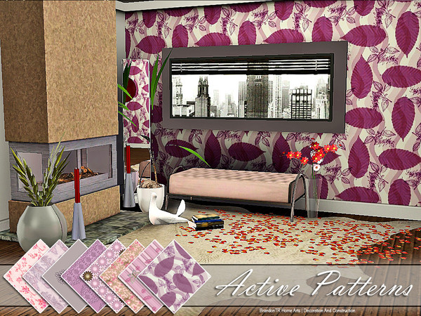 Sims 3 — Active Pattern Set by brandontr — BrandonTR at TSR