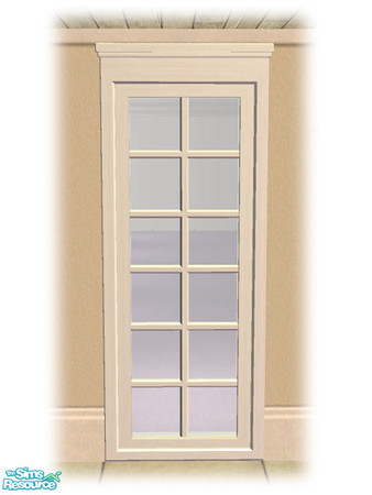 Sims 2 — Single Long Window - Mesh by Shakeshaft — Part of a second set of French Quarter style Windows and Doors minus