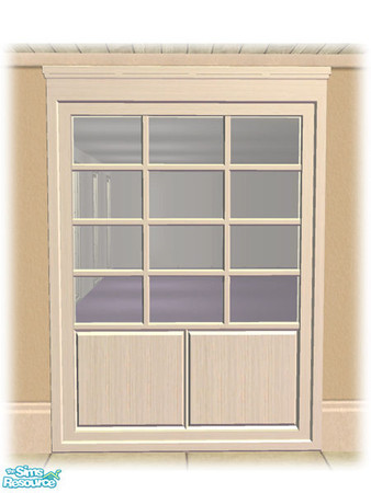 Sims 2 — Double Long Panel Window - Mesh by Shakeshaft — Part of a second set of French Quarter style Windows and Doors