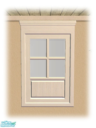 Sims 2 — Single Short Panel Window - Diag Mesh by Shakeshaft — Part of a second set of French Quarter style Windows and