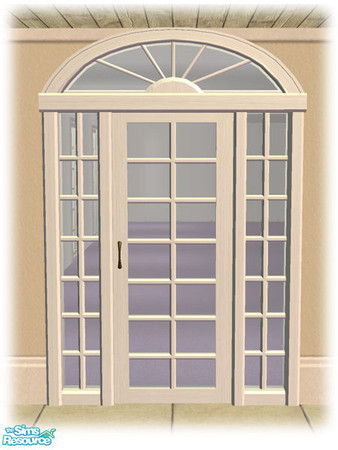 Sims 2 — Side Window Door - Mesh by Shakeshaft — Part of a second set of French Quarter style Windows and Doors minus the