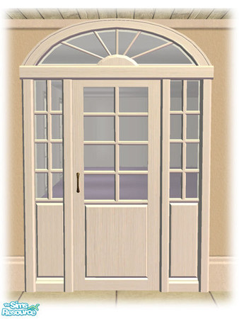 Sims 2 — Side Window Panel Door - Diag Mesh by Shakeshaft — Part of a second set of French Quarter style Windows and