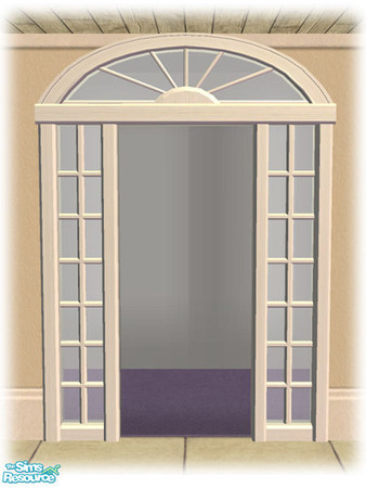 Sims 2 — Side Window Arch - Diag Mesh by Shakeshaft — Part of a second set of French Quarter style Windows and Doors