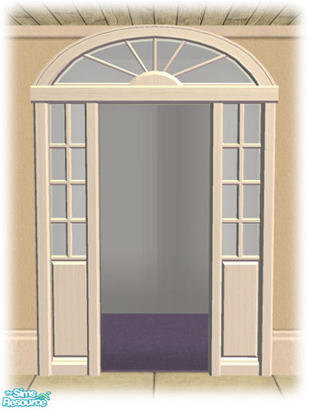 Sims 2 — Side Window Panel Arch - Diag Mesh by Shakeshaft — Part of a second set of French Quarter style Windows and