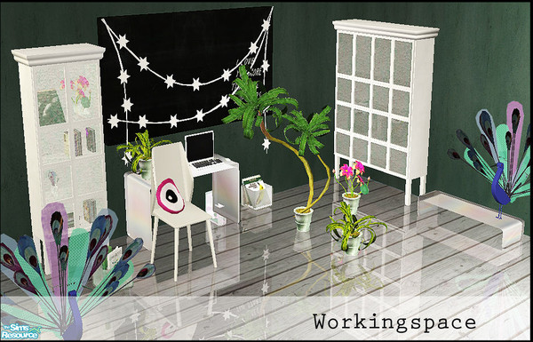 Sims 2 — Workingspace by steffor — my sim needs an office... therefore I made one ;-)