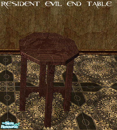Sims 2 — Resident Evil Super SET - Reminitisch by kawaiiruki — Resident evil endtable need Basegame