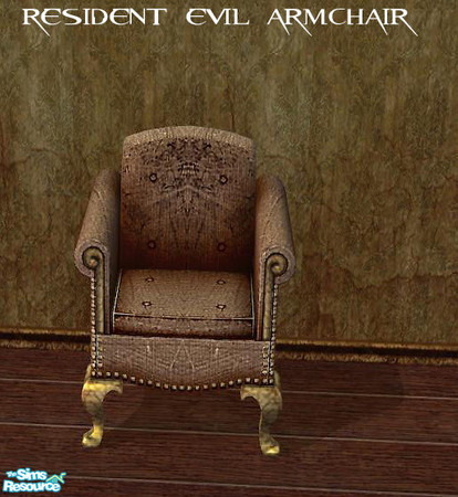 Sims 2 — Resident Evil Super SET - Resessel by kawaiiruki — Resident evil Armchair need Apartment Life