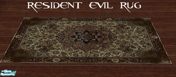 Sims 2 — Resident Evil Super SET - Reteppich by kawaiiruki — Resident evil Rug need Nightlife