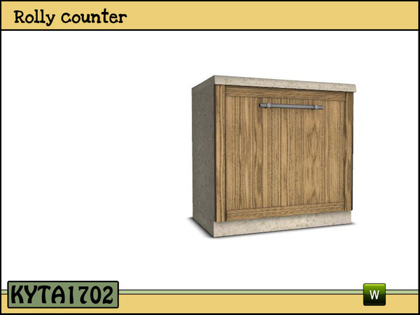 Sims 3 — Rolly counter by Kyta1702 — Mesh by Kyta1702 @ TSR - more creations @ simline-design.com