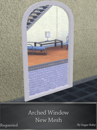 Sims 3 — Arched Window by Sugar-Baby756 — By Sugar-Baby