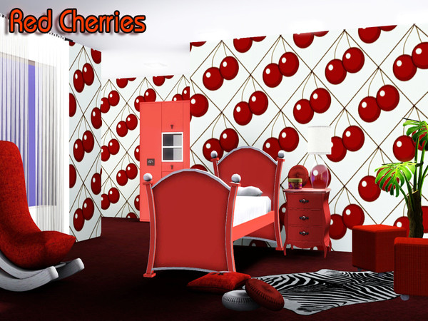 Sims 3 — Red Cherries by TSR Archive — By Pralinesims /under Theme