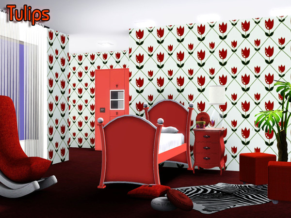 Sims 3 — Tulips by TSR Archive — By Pralinesims /under Theme