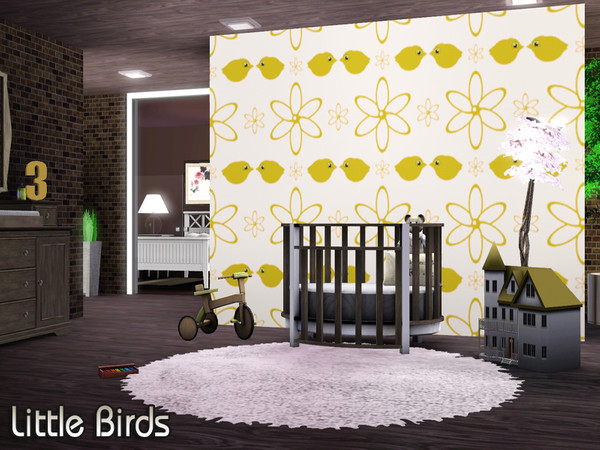 Sims 3 — Little Birds by TSR Archive — By Pralinesims-Under Theme
