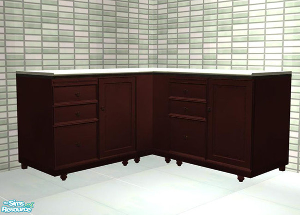 Sims 2 — PB Bathroom - Counter 02 by ShinoKCR — New Textur and much lower Polycount also are the legs moved so that they
