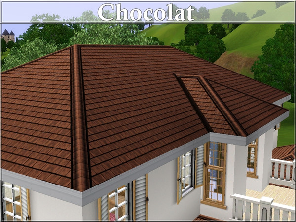 Sims 3 — Chocolate Slates and White Trim by lilliebou — par lilliebou de TSR, TSRAA