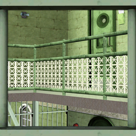 Sims 3 — Prison Landing Fence by Cyclonesue — A singularly unattractive fence for authoritarian institutions like prisons