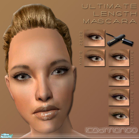 Sims 2 — ULTIMATE Length Mascara Set by IcedMango — Ultimate Mascara builds dramatically longer and thicker looking