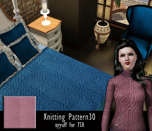 Sims 3 — Knitting Pattern30 by ayyuff — 