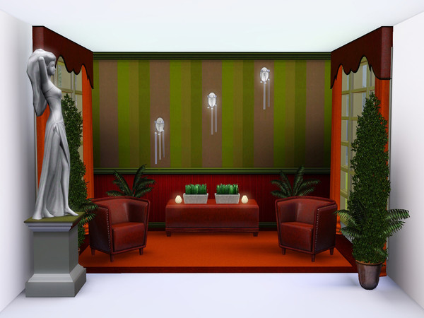 Sims 3 — Mr.S Garo Olive Pattern by mrsimulator — Wall and Floor Cover