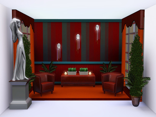 Sims 3 — Mr.S Garo Claret Pattern by mrsimulator — Wall and Floor Cover