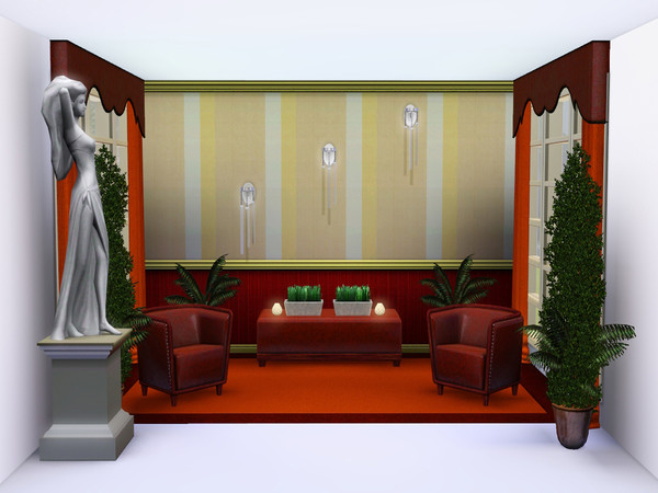 Sims 3 — Mr.S Garo Gold Pattern by mrsimulator — Wall and Floor Cover