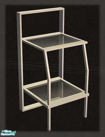 Sims 2 — Simtrol Shelf MESH by SaeraMaples — Place your sell-able gas station items on these.