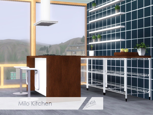 Sims 3 — Milo Kitchen by DT456 — Do you have a little kitchen in your Sims house/apartment? With this set you get tons of
