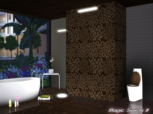 Sims 3 — Magic Swirls II by TSR Archive — By Pralinesims/under Theme