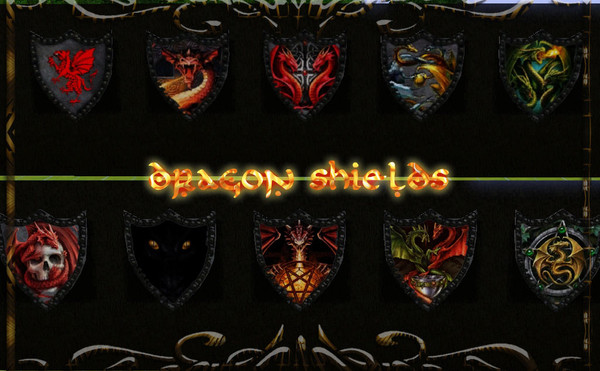 Sims 3 — Dragon Shields by murfeel — Decor shields as wall art for your sims!